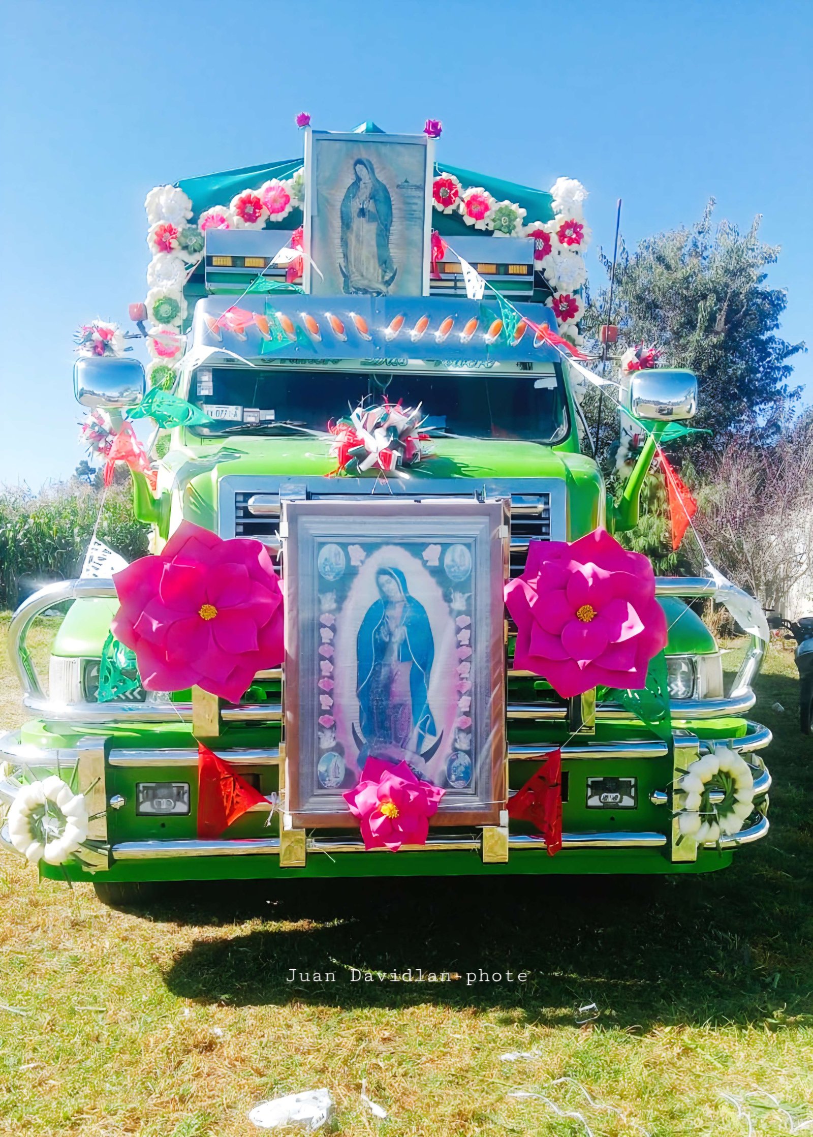 La virgen de Guadalupe  - Rostros y personas de Altotonga