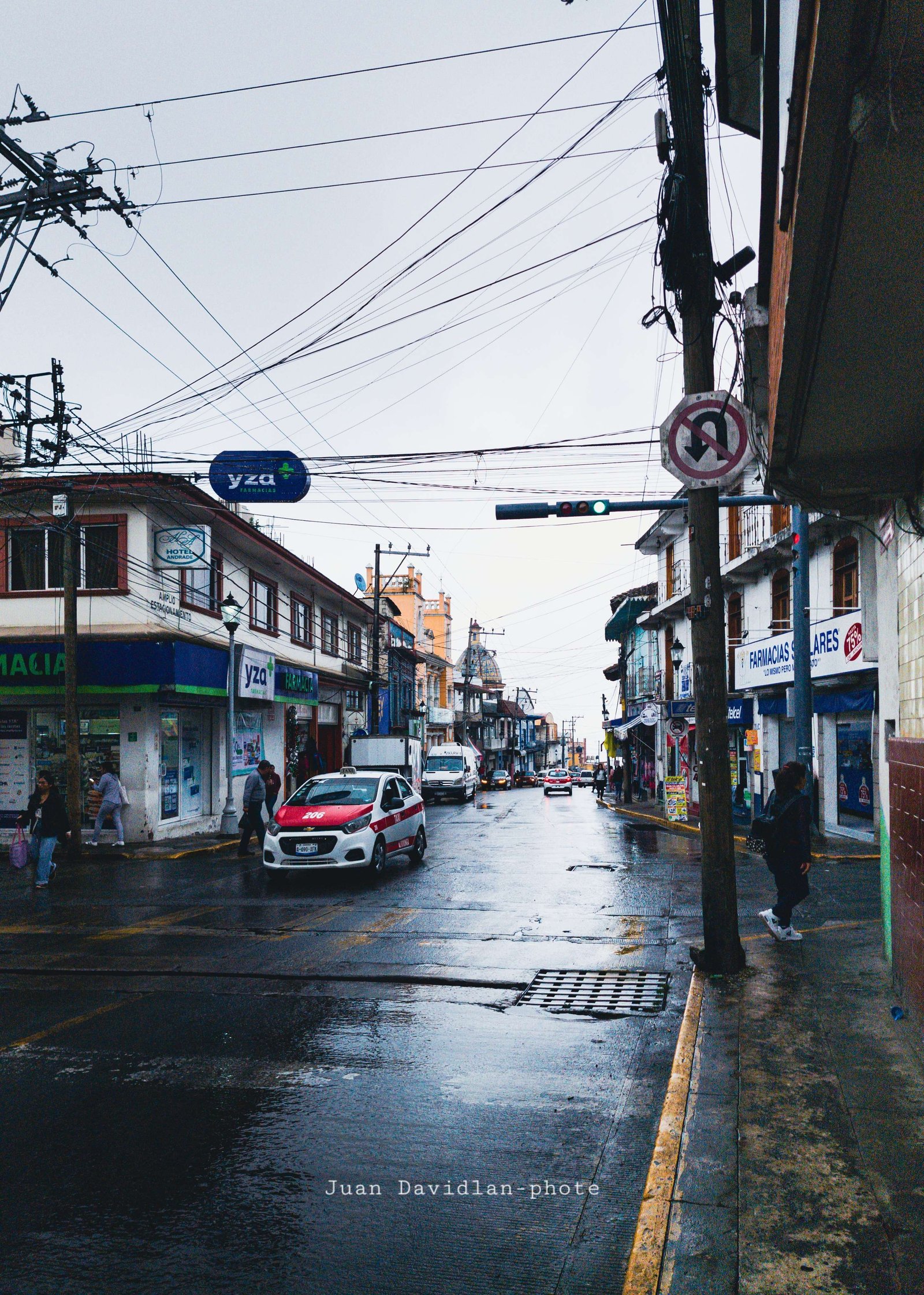 Lluvia  - Calles de Altotonga, Veracruz