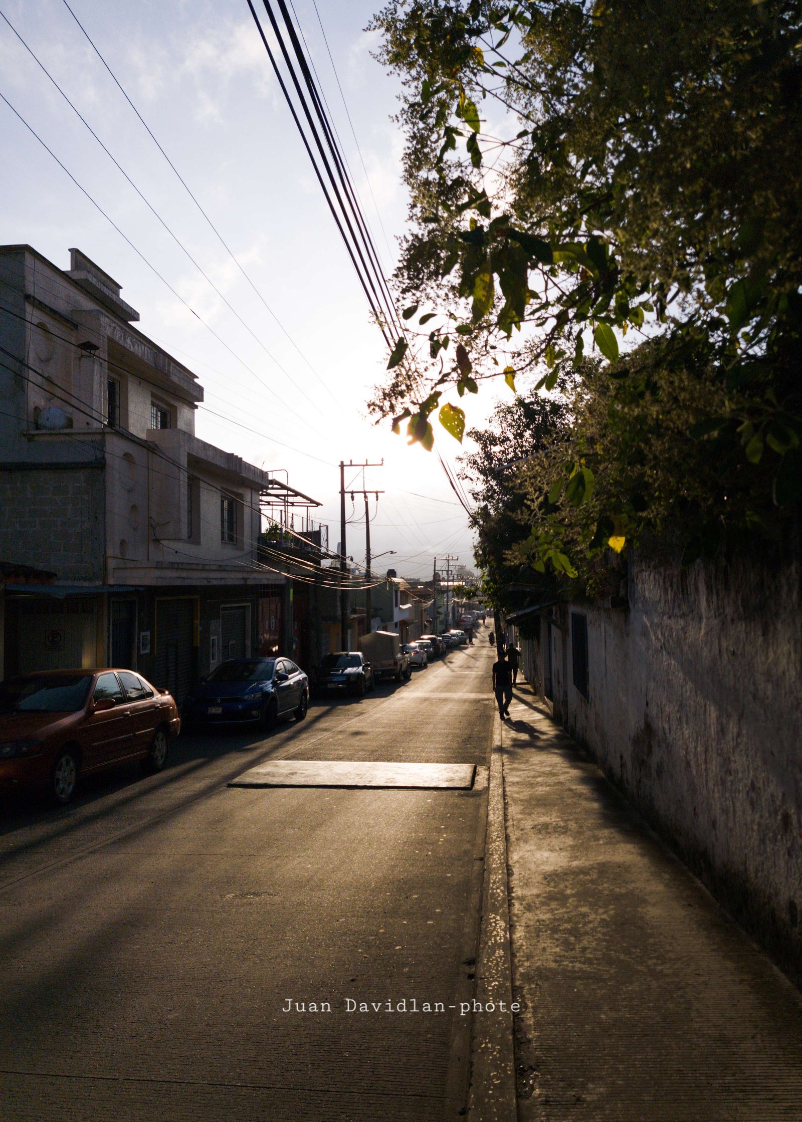 Tarde Soleada Dorada - Calles de Altotonga, Veracruz