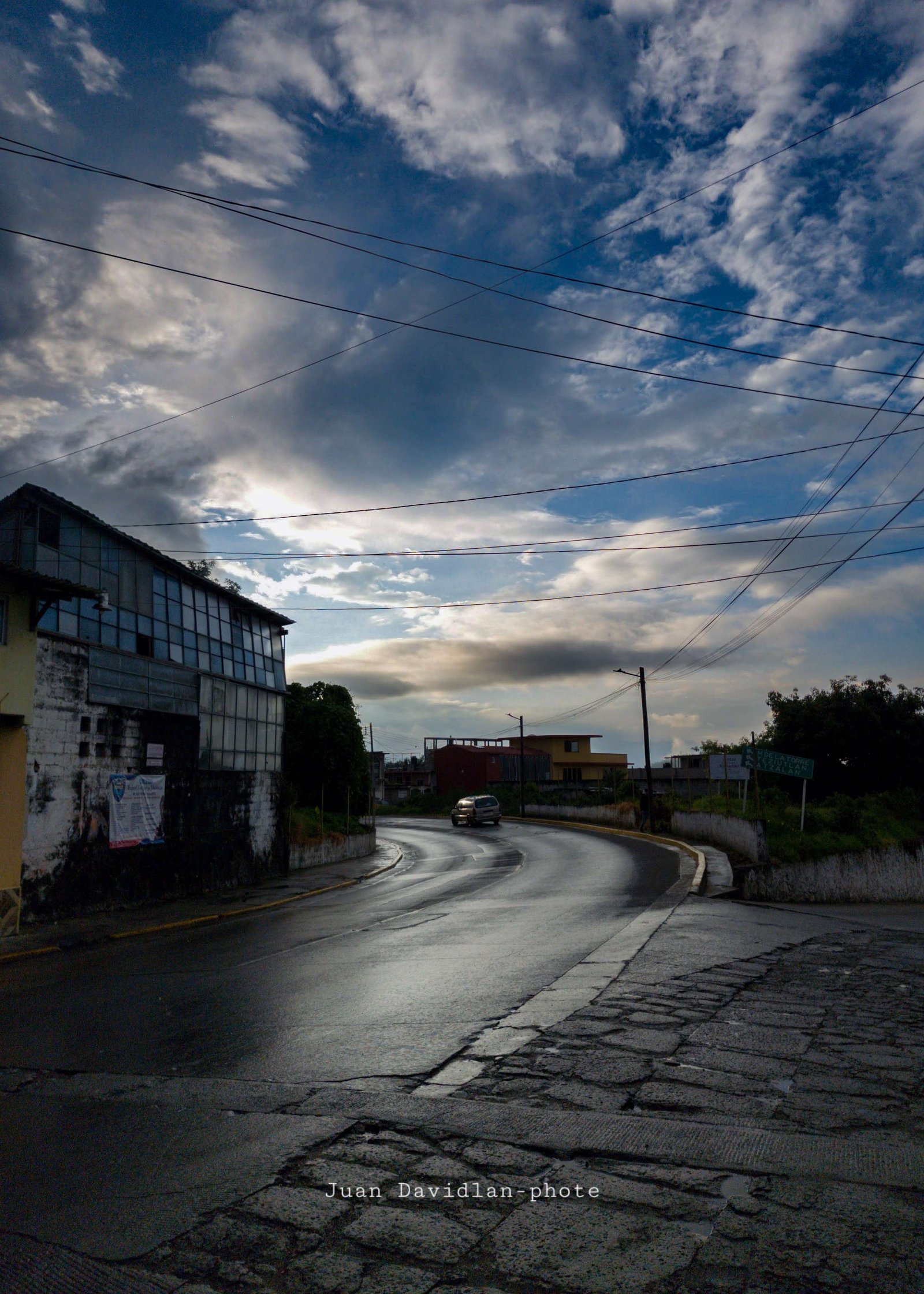 Una tarde azul - Amanecer en Altotonga, Veracruz